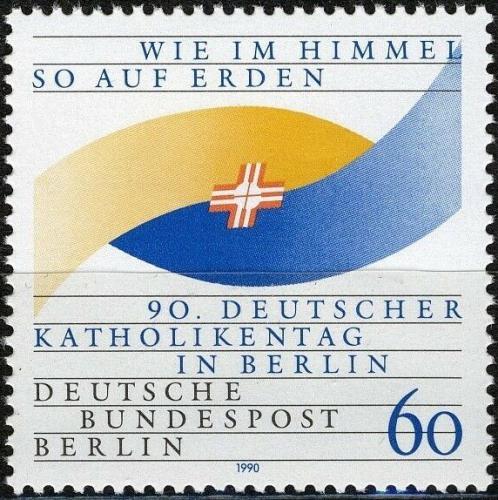 Poštová známka Západný Berlín 1990 Den katolíkù Mi# 873