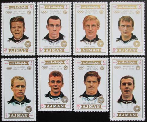 Poštové známky Adžmán 1971 LOH Mnichov, futbalisti Mi# 1237-44