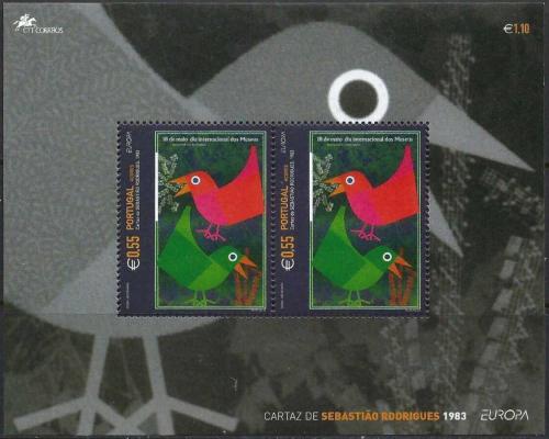 Poštové známky Azory 2003 Európa CEPT, plakát Mi# Block 25
