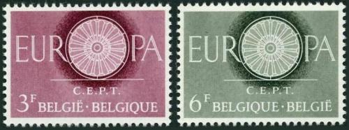 Poštové známky Belgicko 1960 Európa CEPT Mi# 1209-10