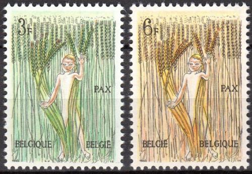 Poštové známky Belgicko 1963 Kresba, Idel Ianchelevici Mi# 1311-12