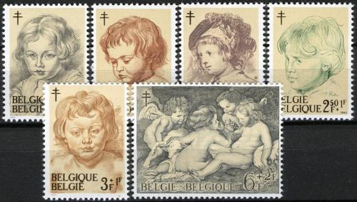 Poštové známky Belgicko 1963 Umenie, Peter Paul Rubens Mi# 1332-37