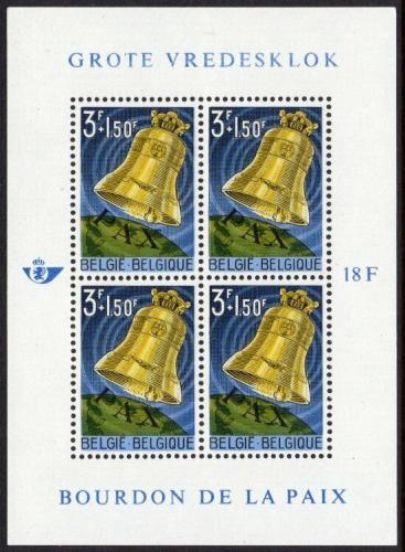 Poštové známky Belgicko 1963 Zvon míru Mi# Block 28 Kat 7.50€