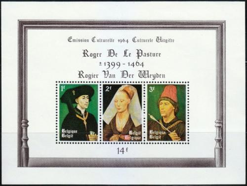 Poštové známky Belgicko 1964 Umenie, Rogier van der Weyden Mi# Block 30