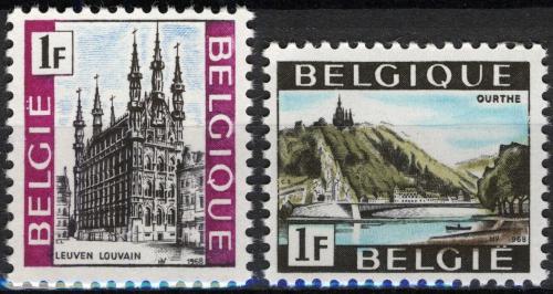 Potov znmky Belgicko 1968 Pamtihodnosti Mi# 1537-38