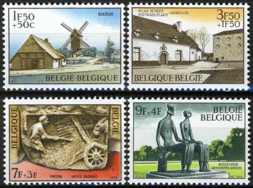 Poštové známky Belgicko 1970 Muzea Mi# 1589-92