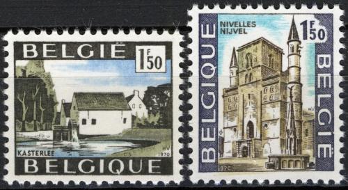 Poštové známky Belgicko 1970 Pamätihodnosti Mi# 1596-97