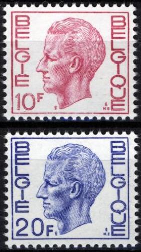 Poštové známky Belgicko 1971 Krá¾ Baudouin I. Mi# 1669-70