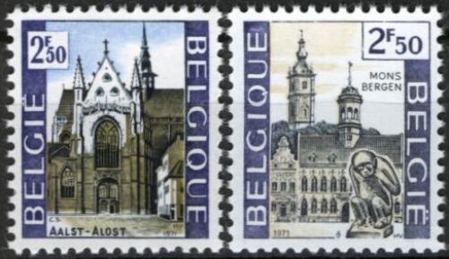 Poštové známky Belgicko 1971 Pamätihodnosti Mi# 1653-54