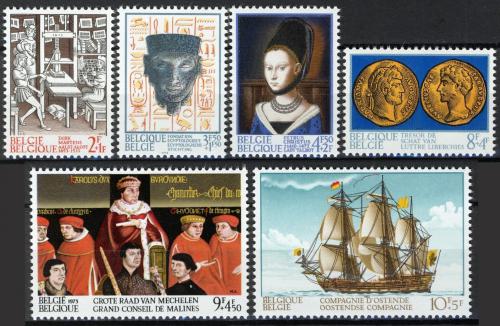 Poštové známky Belgicko 1973 História Mi# 1729-34