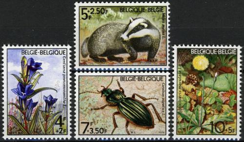 Poštové známky Belgicko 1974 Fauna a flóra Mi# 1790-93