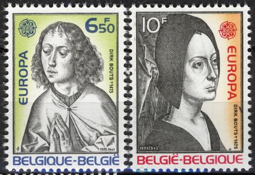 Poštové známky Belgicko 1975 Európa CEPT, umenie Mi# 1818-19