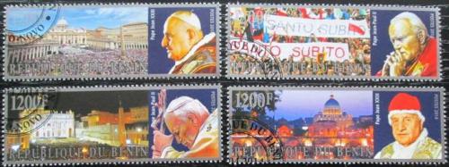 Potov znmky Benin 2014 Ppei Jan Pavel II. a Jan XXIII. 2B Mi# N/N