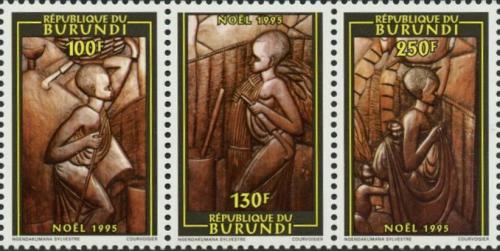 Potov znmky Burundi 1995 Vianoce Mi# 1819-21 Kat 6