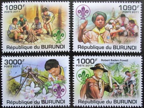 Potov znmky Burundi 2011 Skauti Mi# 2206-09 Kat 9.50