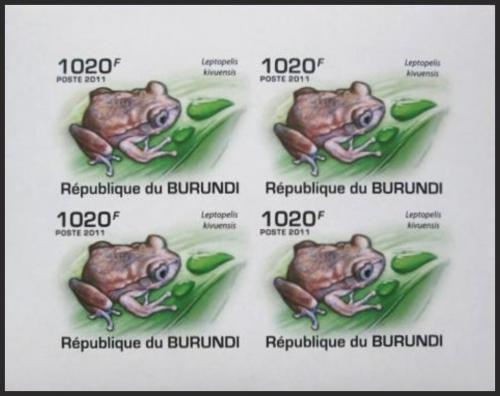 Potov znmky Burundi 2011 aby neperf. Mi# 2062 B Bogen