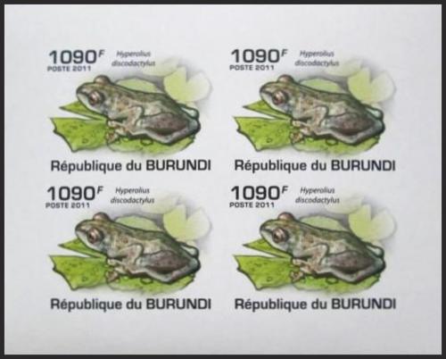 Potov znmky Burundi 2011 aby neperf. Mi# 2063 B Bogen