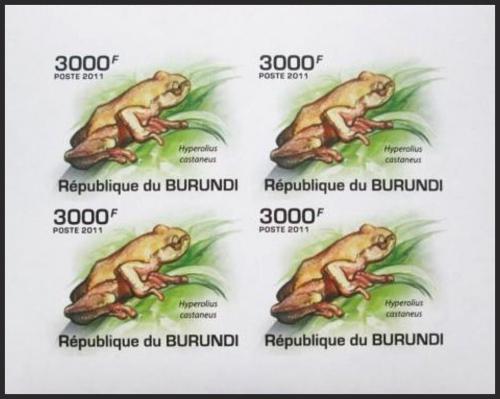 Potov znmky Burundi 2011 aby neperf. Mi# 2064 B Bogen