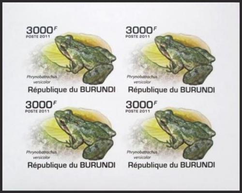 Potov znmky Burundi 2011 aby neperf. Mi# 2065 B Bogen