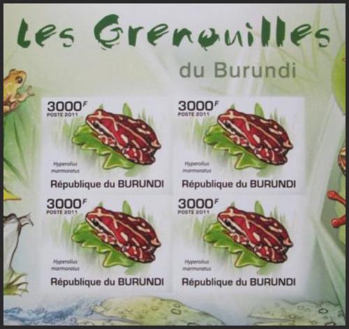 Potov znmky Burundi 2011 aby neperf. Mi# 2069 B Bogen