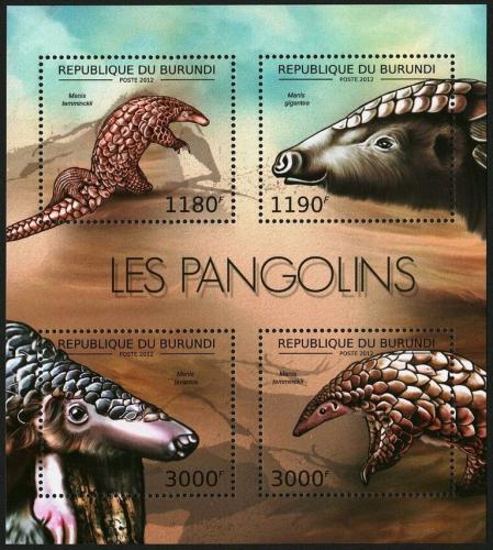 Poštové známky Burundi 2012 Luskouni Mi# 2818-21 Bogen Kat 10€