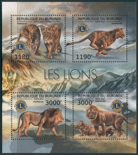 Poštové známky Burundi 2012 Levy Mi# 2828-31 Kat 10€