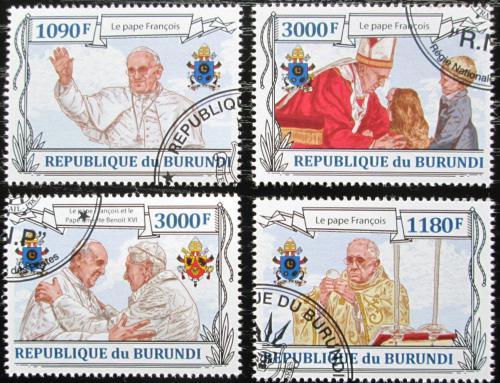Potov znmky Burundi 2013 Pape Frantiek A Mi# 3178-81 Kat 10 - zvi obrzok
