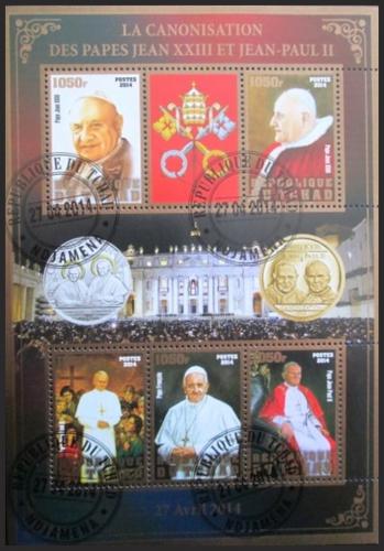 Potov znmky ad 2014 Pape Jan Pavel II., zlat psmo 1C