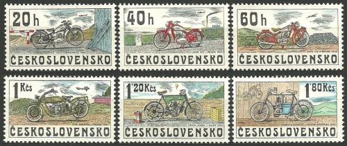 Potov znmky eskoslovensko 1975 Motocykle Mi# 2272-77