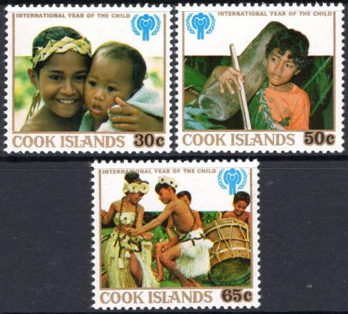 Potov znmky Cookove ostrovy 1979 Medzinrodn rok dt Mi# 618-20
