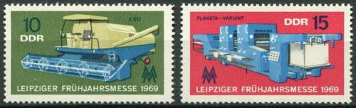 Potov znmky DDR 1969 Lipsk vetrh Mi# 1448-49 - zvi obrzok