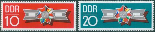 Poštové známky DDR 1970 Bratøi ve zbrani Mi# 1615-16