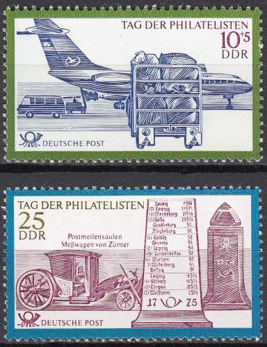 Potov znmky DDR 1971 Den filatelie Mi# 1703-04