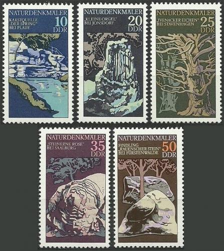 Poštové známky DDR 1977 Národní pamätníky Mi# 2203-07