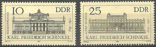 Potov znmky DDR 1981 Berlnsk architektura Mi# 2619-20