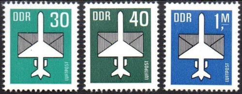 Poštové známky DDR 1982 Letecké Mi# 2751-53