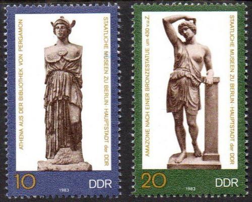 Poštové známky DDR 1983 Sochy z Berlínského státního muzea Mi# 2790-91 