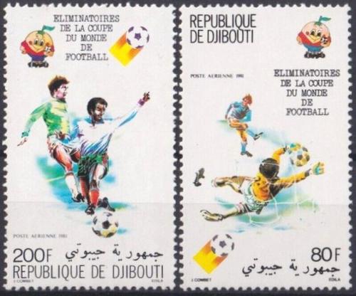 Potovn znmky Dibutsko 1981 MS ve fotbale Mi# 290-91