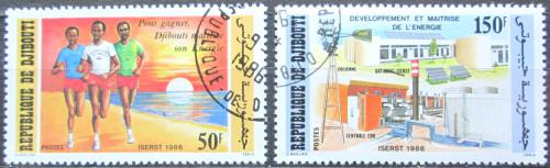Potov znmky Dibutsko 1986 Rozvoj solrn techniky Mi# 463-64