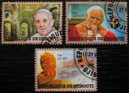 Potov znmky Dibutsko 2014 Kanonizace pape IV Mi# N/N