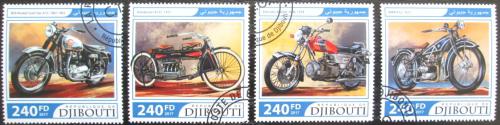 Potov znmky Dibutsko 2017 Motocykle Mi# 1643-46 1B Kat 10