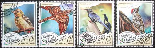 Potov znmky Dibutsko 2017 Vzcn ptci 1B Mi# 1841-44 Kat 10