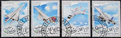 Potov znmky Dibutsko 2018 Concorde 1B Mi# 2094-97 Kat 10