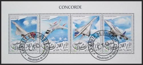 Potov znmky Dibutsko 2018 Concorde Mi# 2094-97 1A Kat 10
