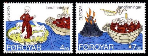 Poštové známky Faerské ostrovy 1994 Európa CEPT, objavy Mi# 260-61