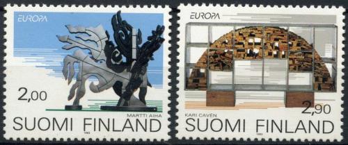 Poštové známky Fínsko 1993 Európa CEPT, moderní umenie Mi# 1206-07