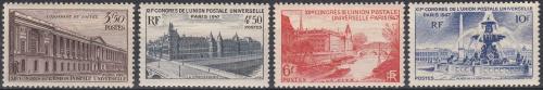 Potov znmky Franczsko 1947 Zajmavosti z Pae Mi# 778-81