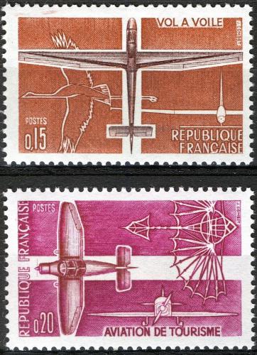 Potov znmky Franczsko 1962 portovn letectvo Mi# 1394-95 