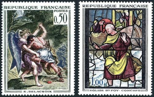 Potov znmky Franczsko 1963 Umenie Mi# 1426-27 Kat 8.50 - zvi obrzok