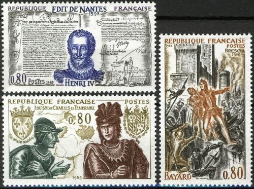 Potov znmky Franczsko 1969 Historick udlosti Mi# 1688-90 